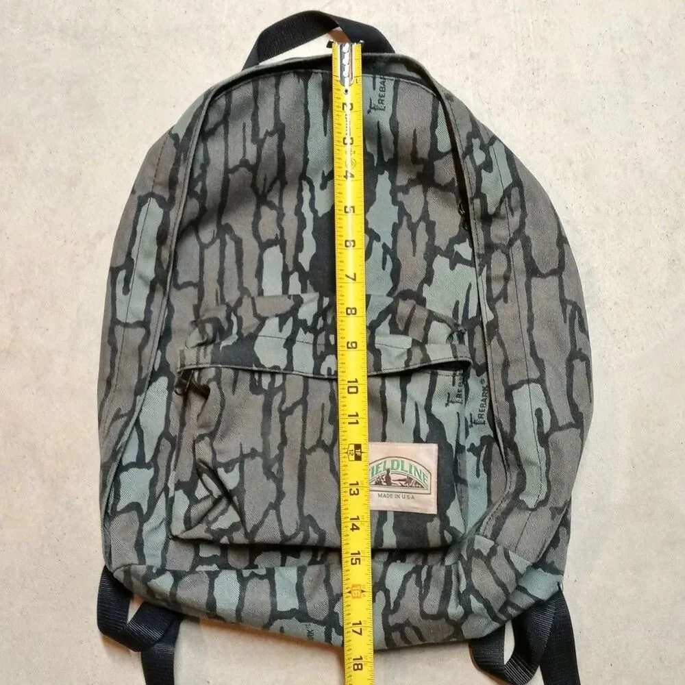 Vintage Trebark Made In USA Camouflage Backpack Fieldline Hunting